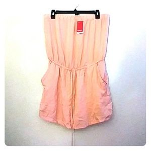 Peach tube/jumpsuit